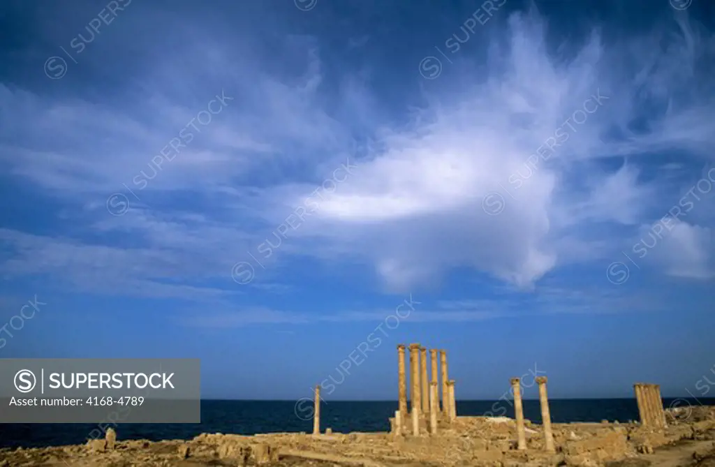 Libya, Az Zawiyah District, Sabratha, Temple Of Isis