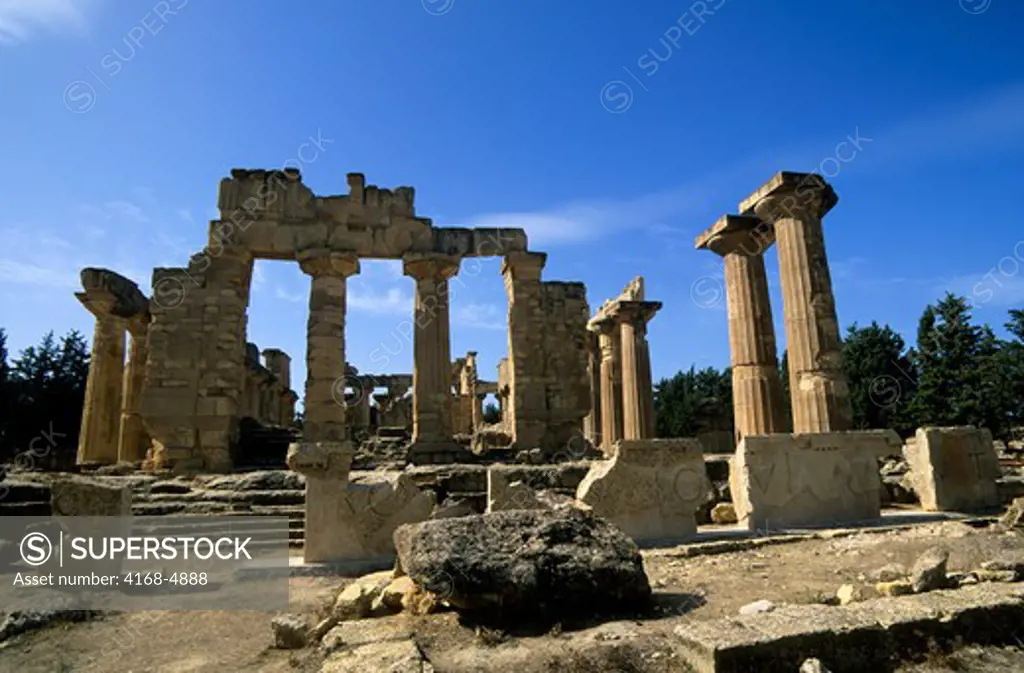 Libya, near Benghazi, Cyrene, Temple of Zeus