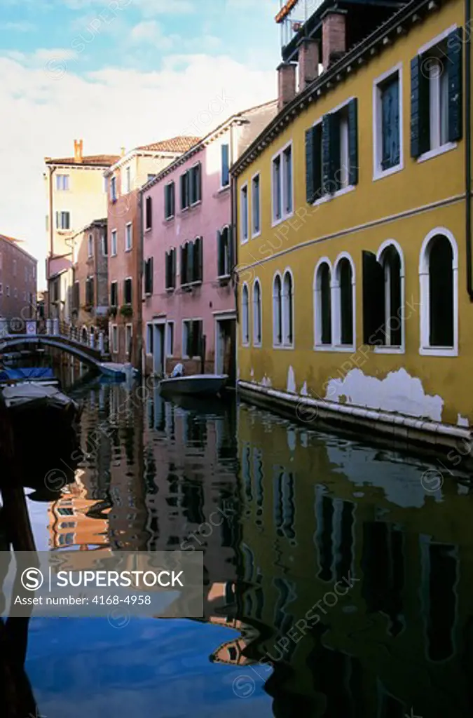 Italy, Venice, Canal Scene