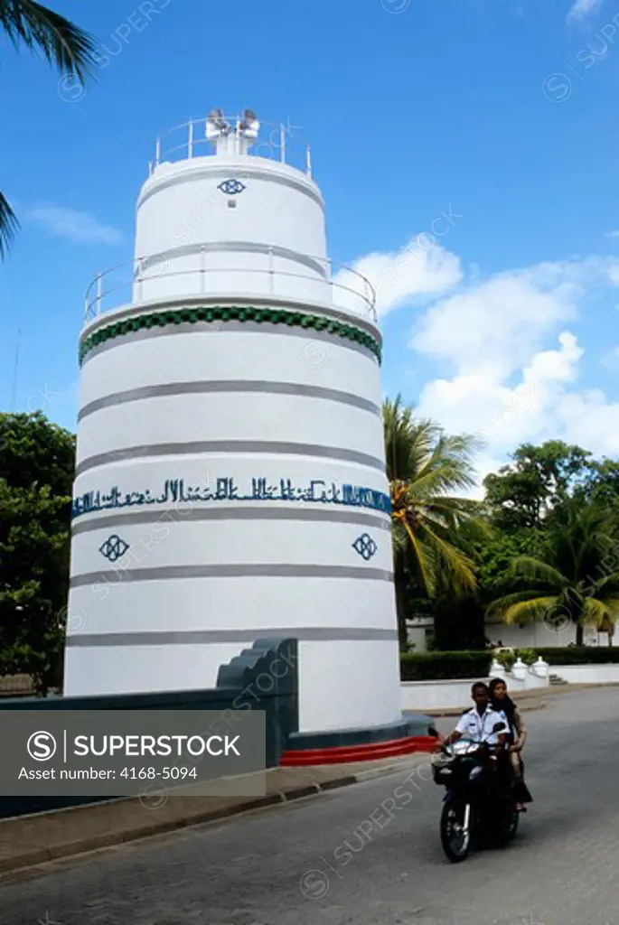 maldives, male, friday mosque (hukuru miski), minaret