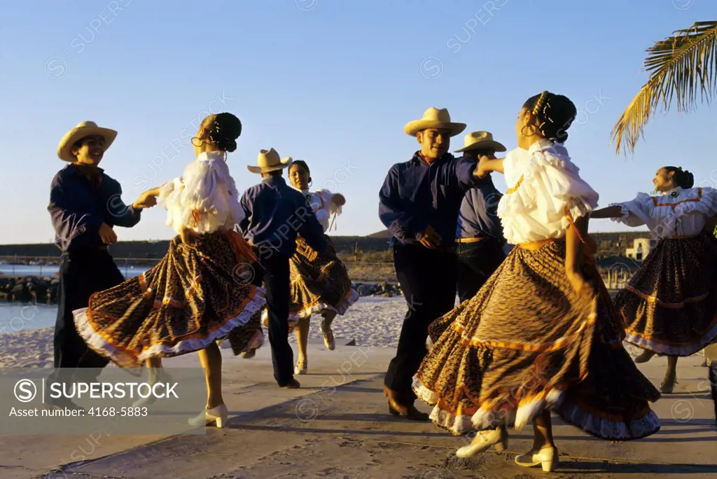 MEXICO, BAJA CALIFORNIA, LA PAZ, FIESTA, TRADITIONAL DANCES