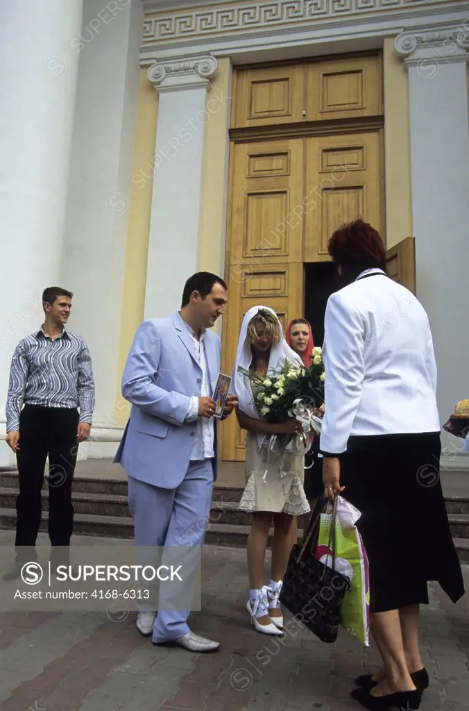 UKRAINE, ODESA, TRANSFIGURATION CATHEDRAL, RUSSIAN ORTHODOX, WEDDING