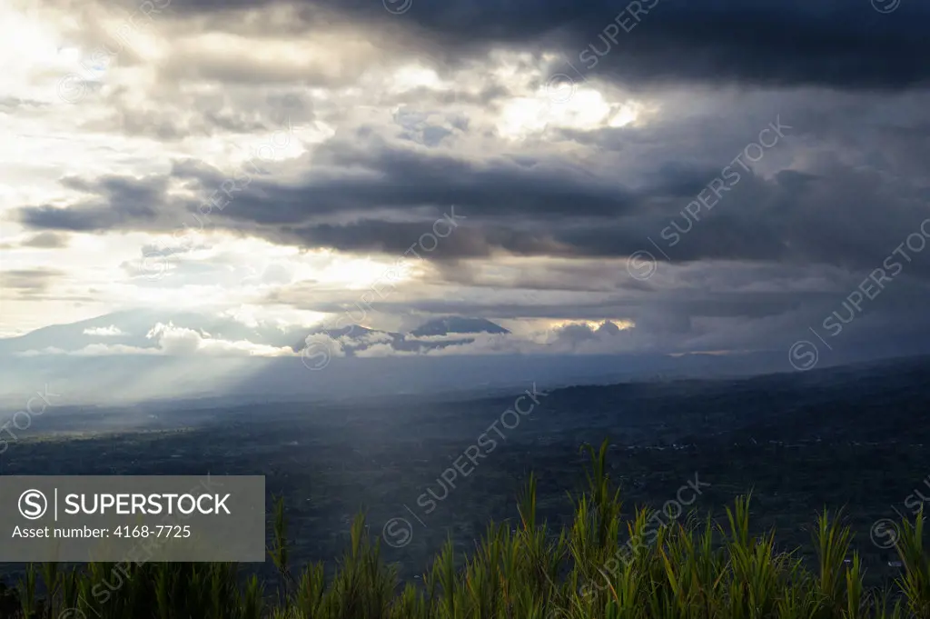 Rwanda, Virunga volcanic complex landscape