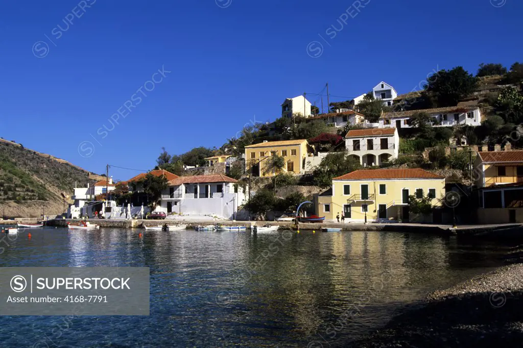 Greece, Cephalonia, Assos fishing village