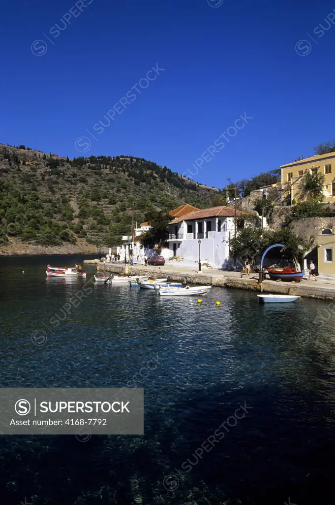 Greece, Cephalonia, Assos fishing village