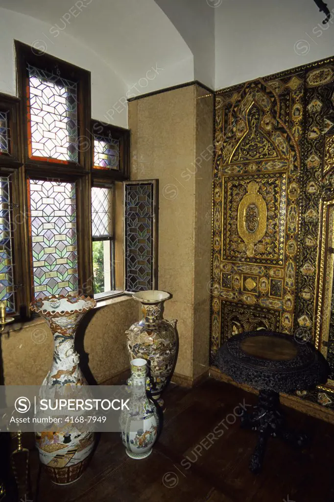 Slovakia, Bojnice, Bojnice Castle, Interior, Golden Room