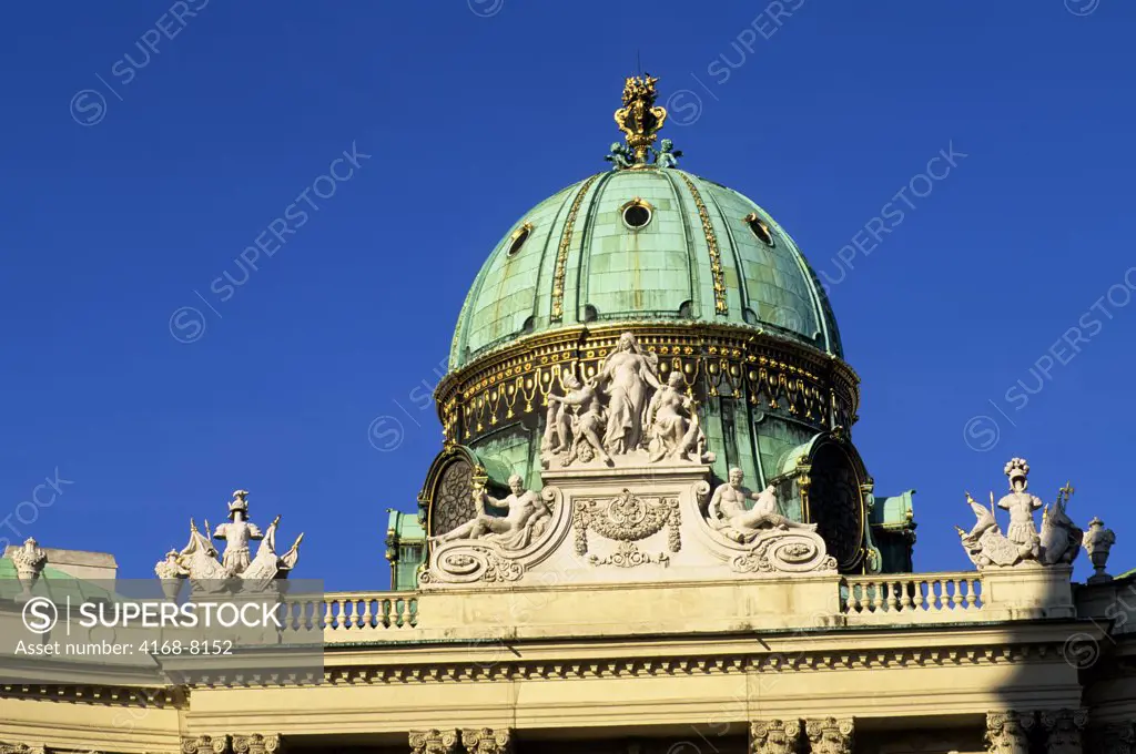 Austria, Vienna, Hofburg Palace dome