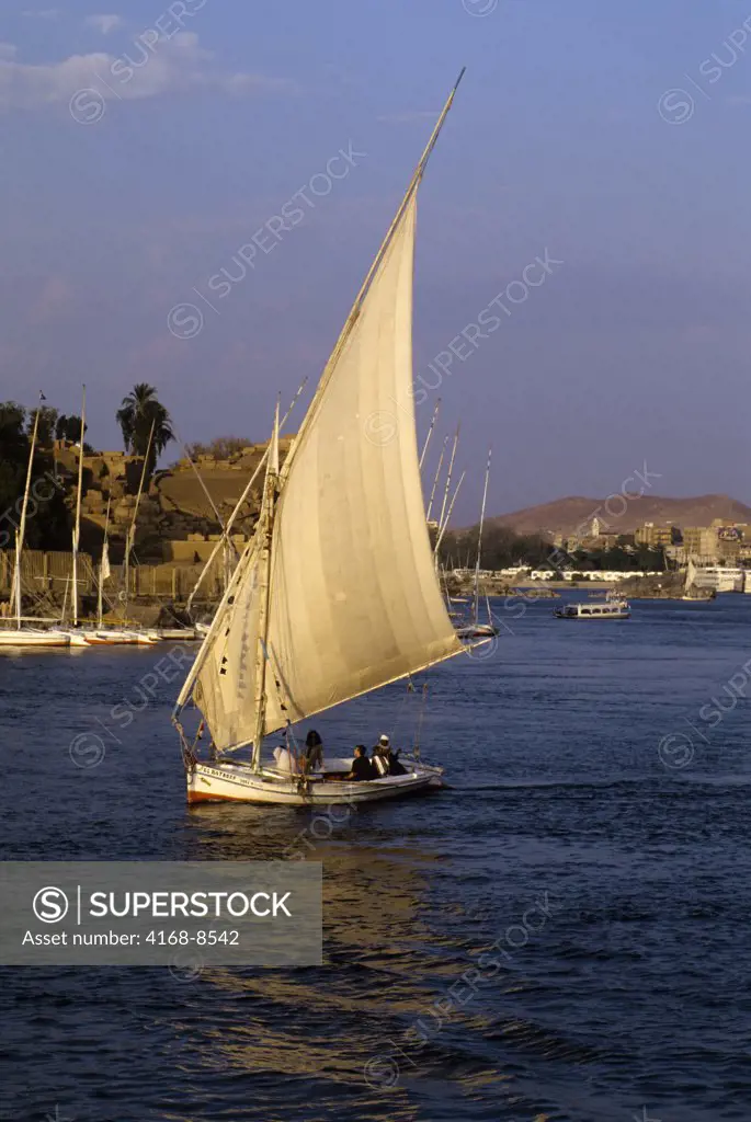 Egypt, Aswan, Nile River, Felucca