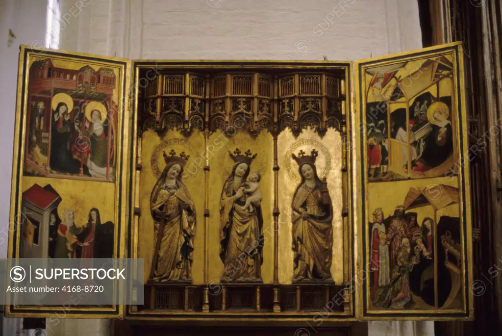 Germany, Lubeck, Cathedral, Interior, Religious Painting