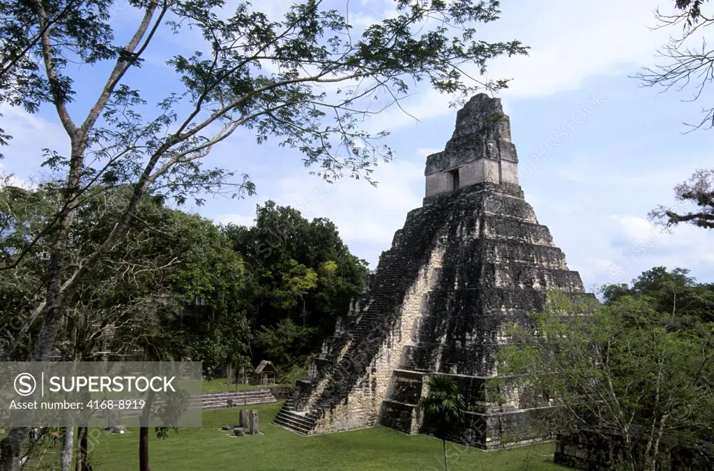 Guatemala, Tikal, Temple I (Temple Of The Giant Jaguar)