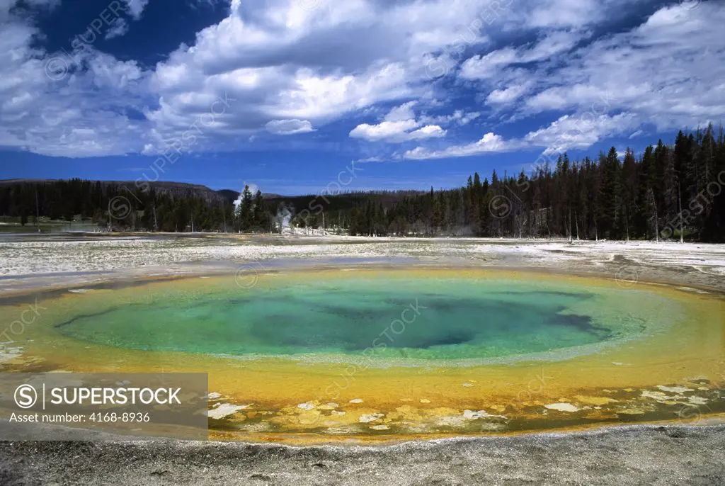 Usa, Wyoming, Yellowstone National Park, Upper Geyser Basin, Chromatic Springs