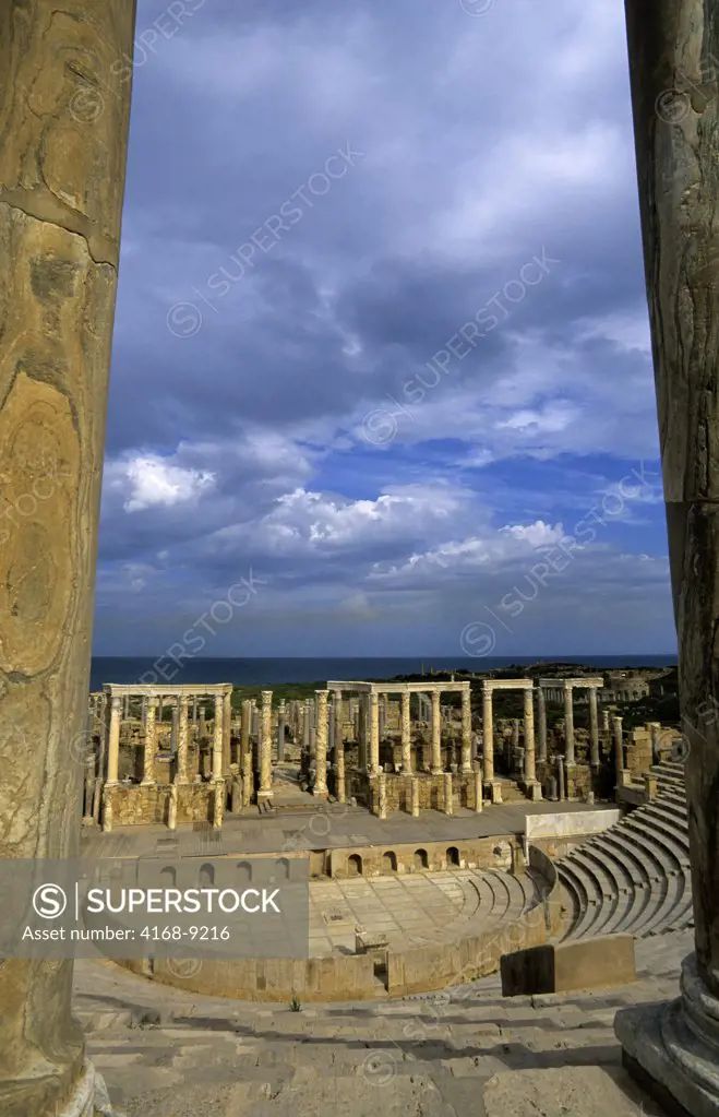 Libya, Near Tripoli, Leptis Magna, Theatre