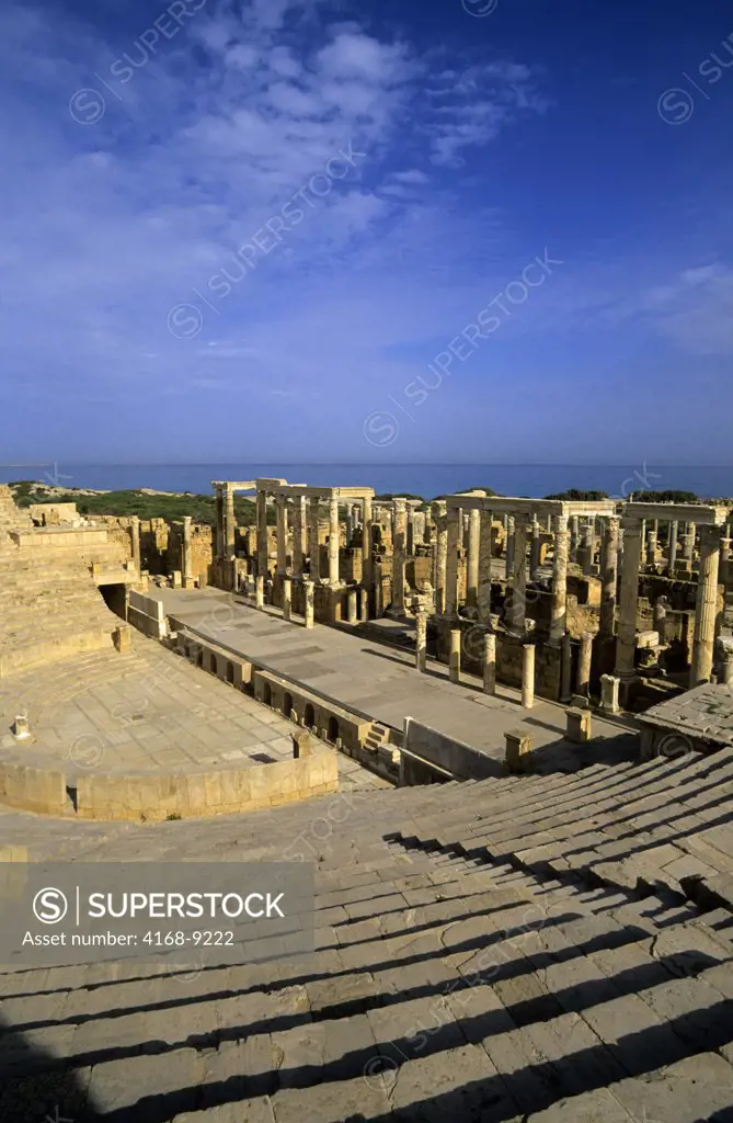 Libya, Near Tripoli, Leptis Magna, Theatre