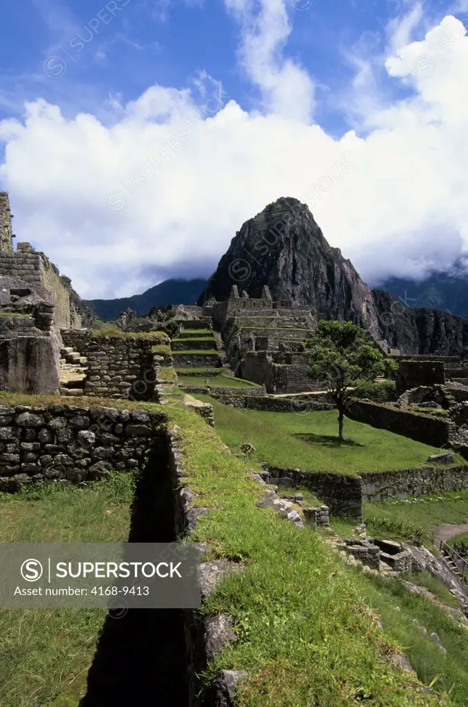 Peru, Sacred Valley, Machu Picchu, Huayna Picchu In Background