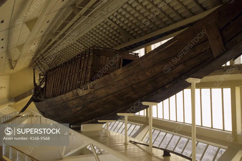 Egypt, Cairo, Giza, Solar Boat Museum, Sun Barque Of Cheops (138'Long, 16' Wide)