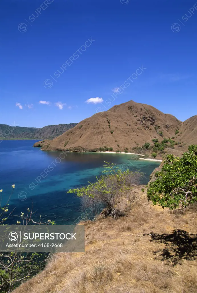 Indonesia, Komodo Island, View Of Island From Hilltop