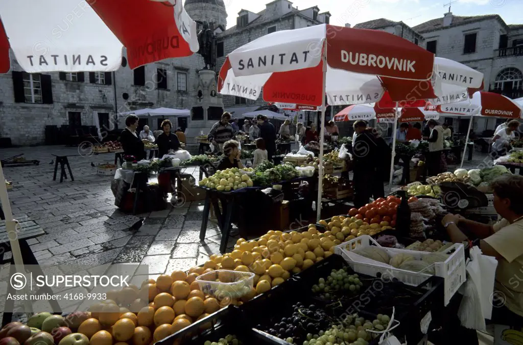 Croatia, Dubrovnik, Farmer'S Market