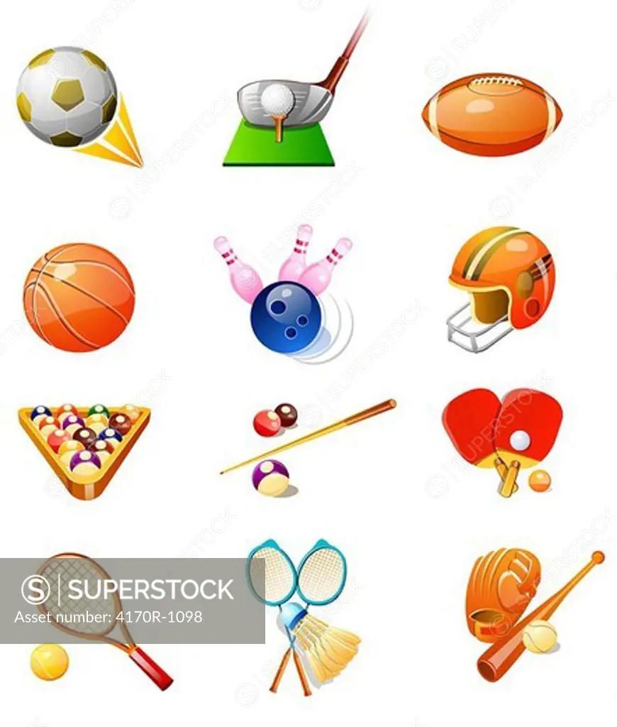 Different types of sports favors
