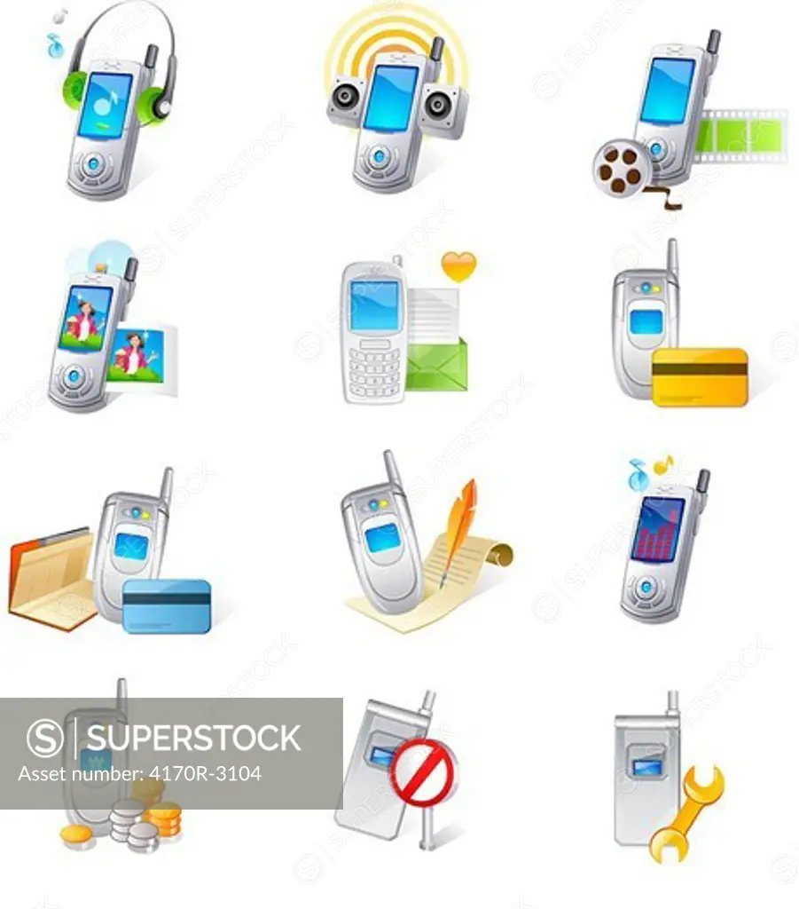 Various mobile phones