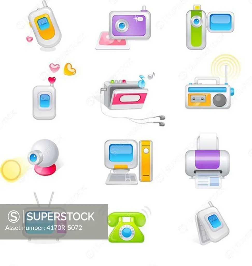 Various electronic gadgets