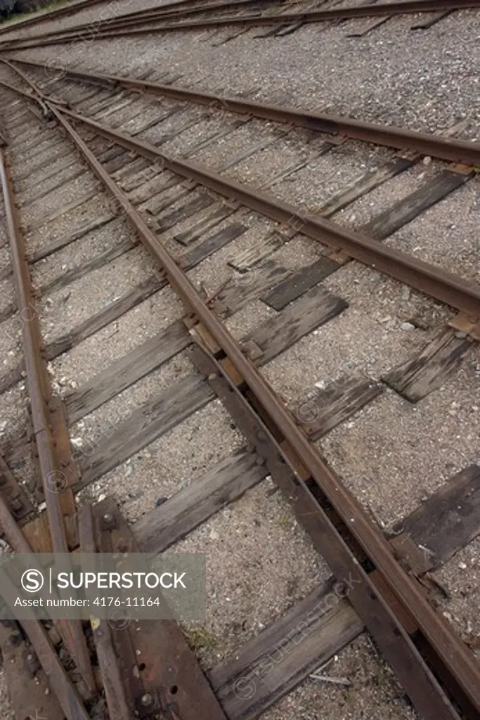 View of railroad tracks