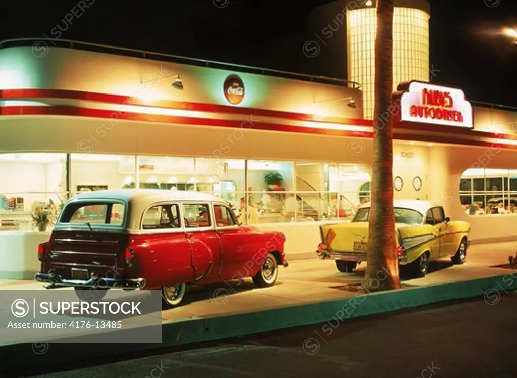 The good old days family restaurant at Ruby's Autodiner in Laguna Beach California