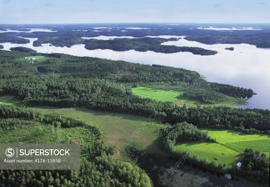 FINLAND SAIMAA LAKELANDS SAVONLINNA LAKE SAIMAA LARGEST LAKE SYSTEM IN EUROPE