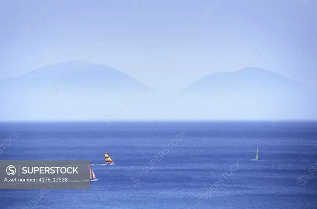 GREECE IONIAN SEA LEFKAS ISLAND LEFKADA VASSILIKI WINDSURFING