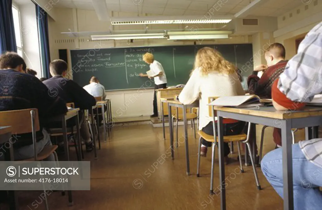 GERMAN CLASS UPPER SECONDERY SCHOOL VASALUNDS GYMNASIUM SOLNA SWEDEN