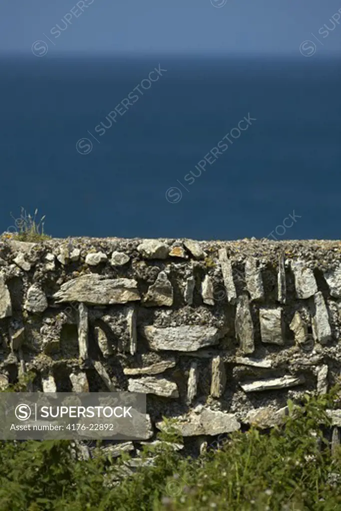 Stone ledge at the coast, Sweden