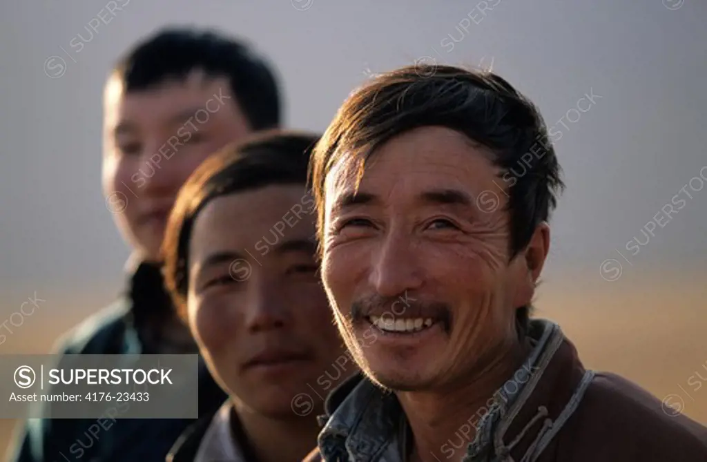 Nomads in Mongolia. Asia