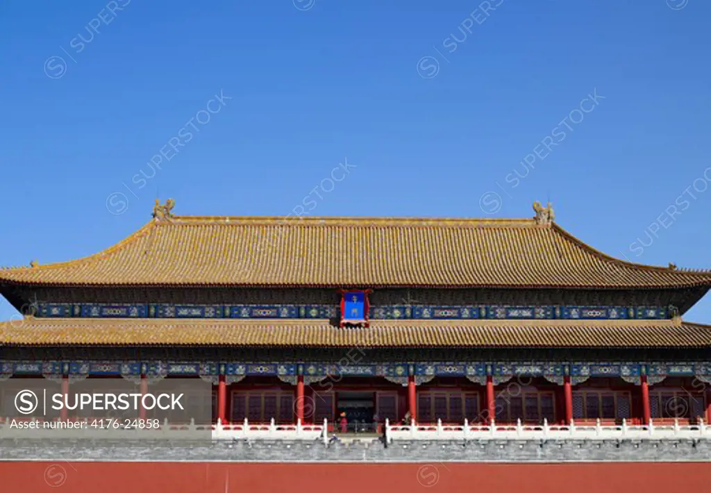 Exterior of Tiananmen gate, Beijing, China