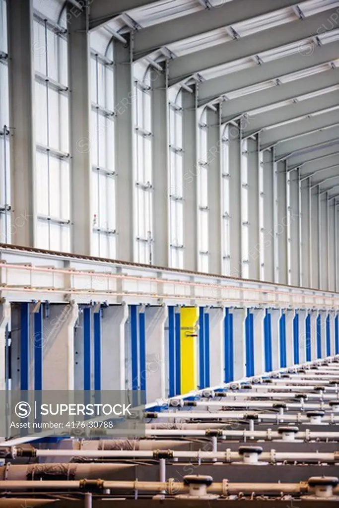 Interiors of an Aluminum plant, Iceland