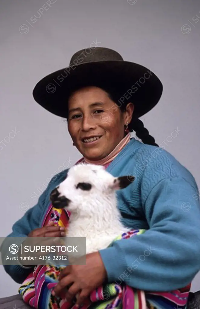 A peruvian woman, Cusco, Peru