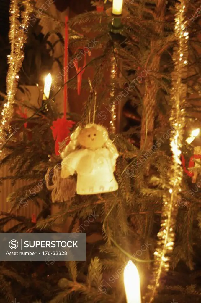 Angel in christmastree