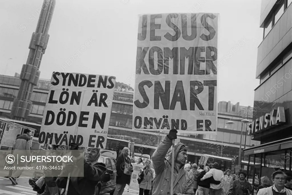 Demonstration, Stockholm