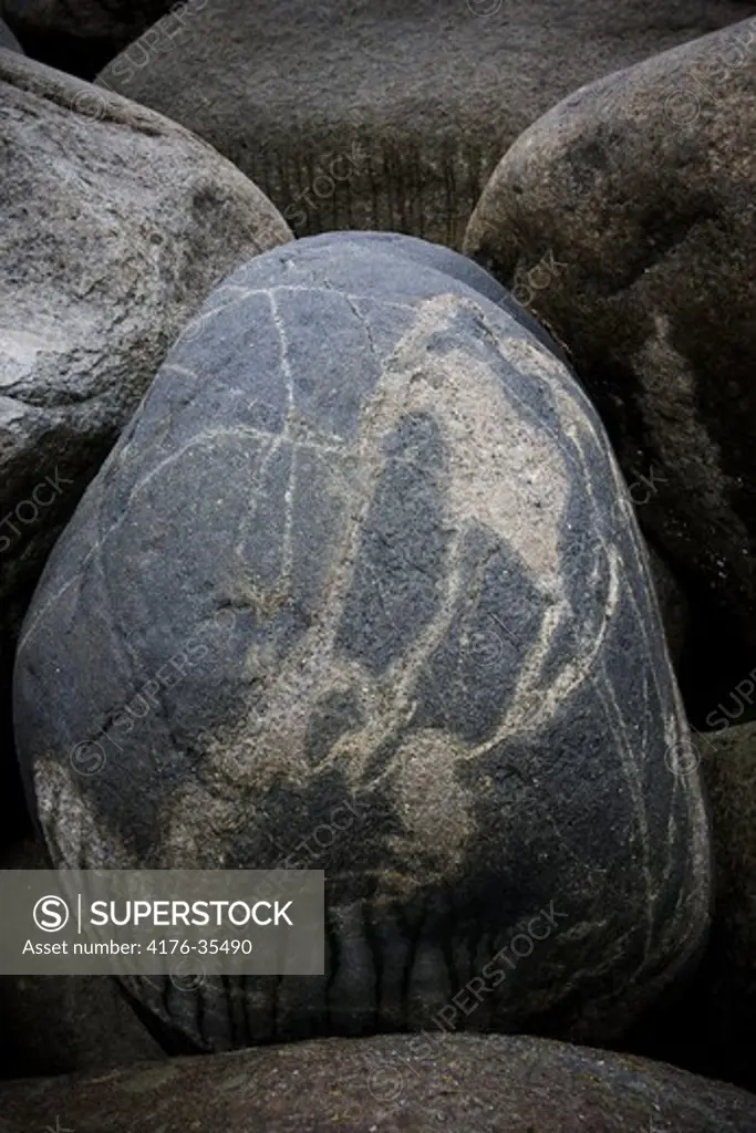 A stone with pattern