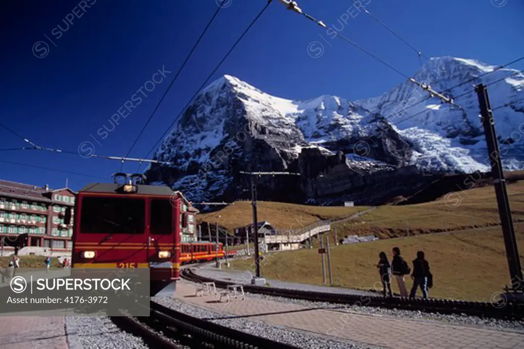 Swiss alps, ""Eiger"", ""Monch"", Mountain, Jungfrau Railway