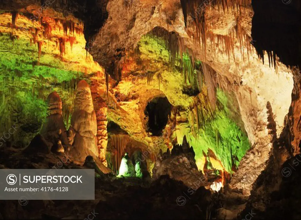 Carlsbad Caverns National Park in New Mexico USA