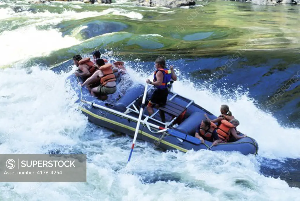 Riverrafting Zambezi River Zimbabwe Africa