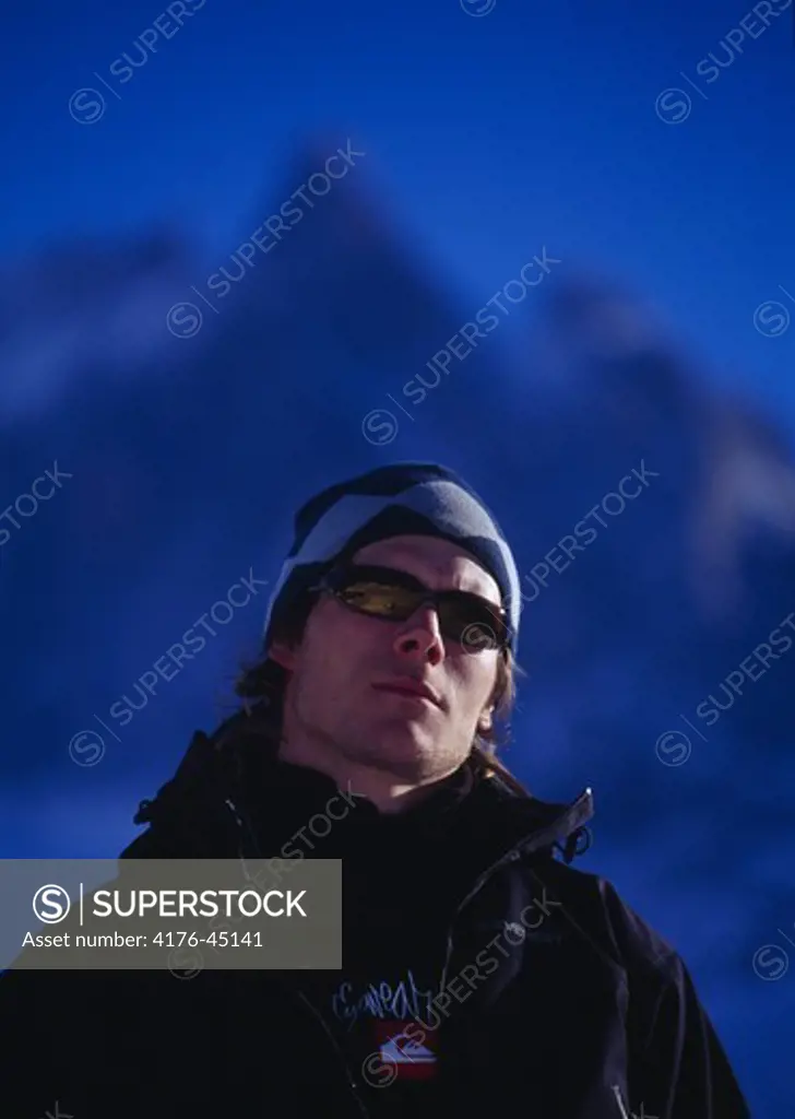 Portrait of a skier
