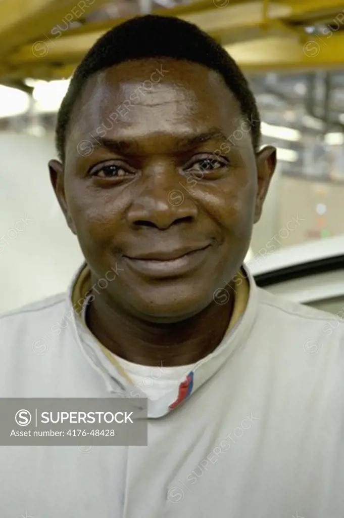 Antonio worker at Citroen in Paris 2006