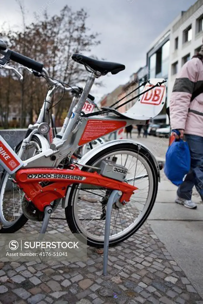 Rental bicykle in Berlin