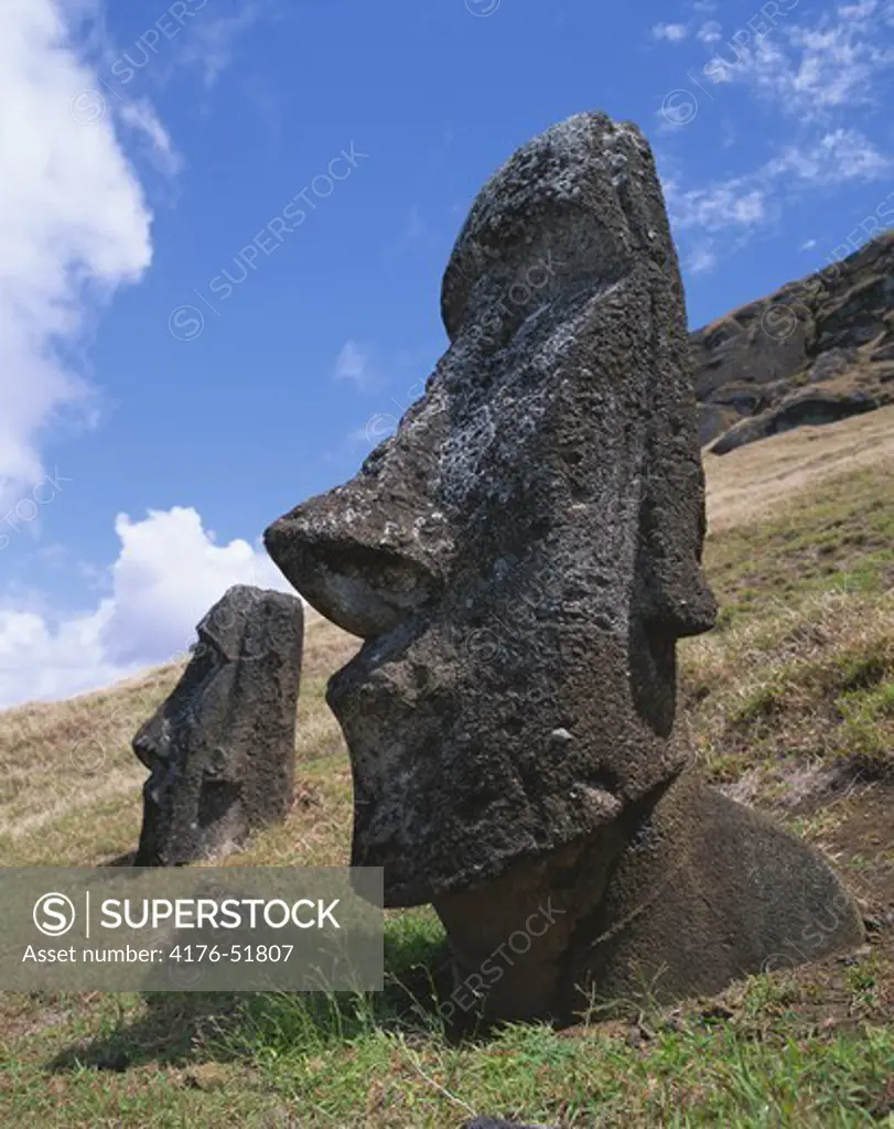 Moai statue, Easter Island, Chile