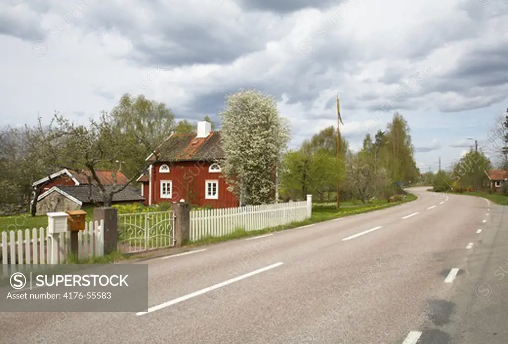 Red house, Småland, Sweden