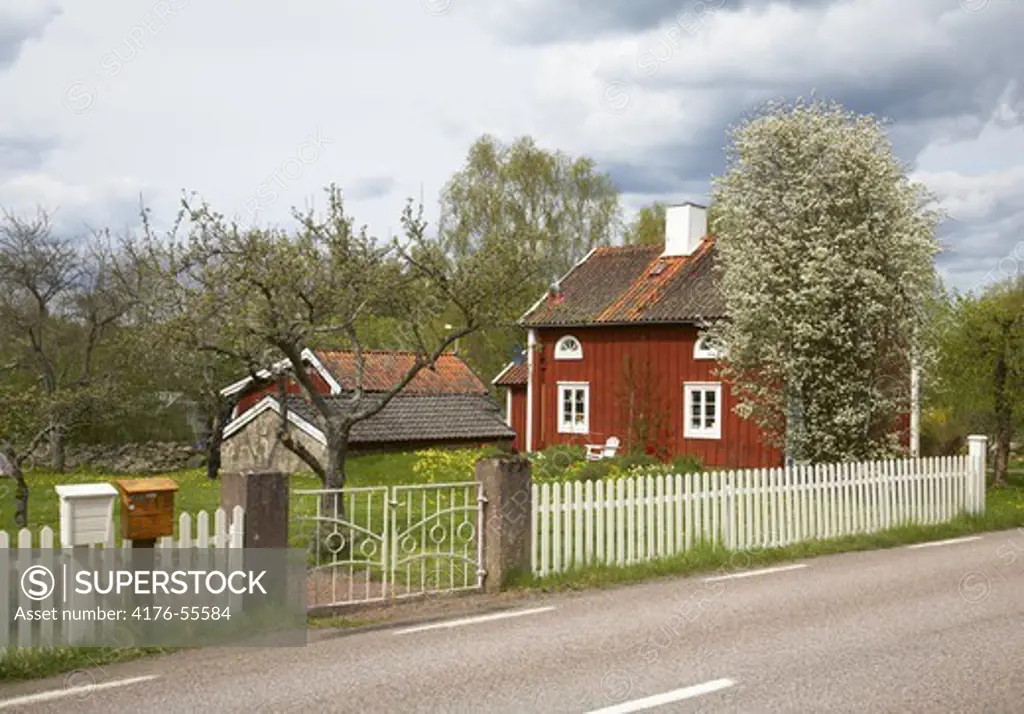 Red house, Småland, Sweden