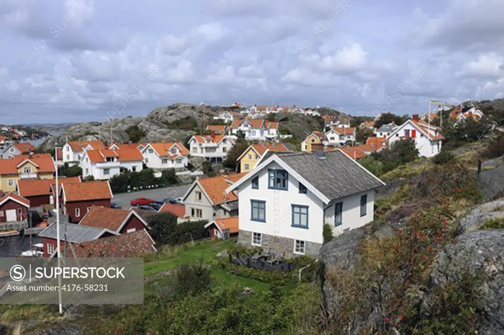 West-coast village Kyrkesund, (Bohuslän), Sweden