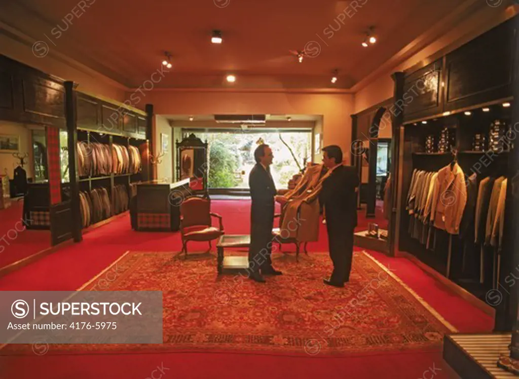 James Smart mens suits shop on Calle Florida in Buenos Aires
