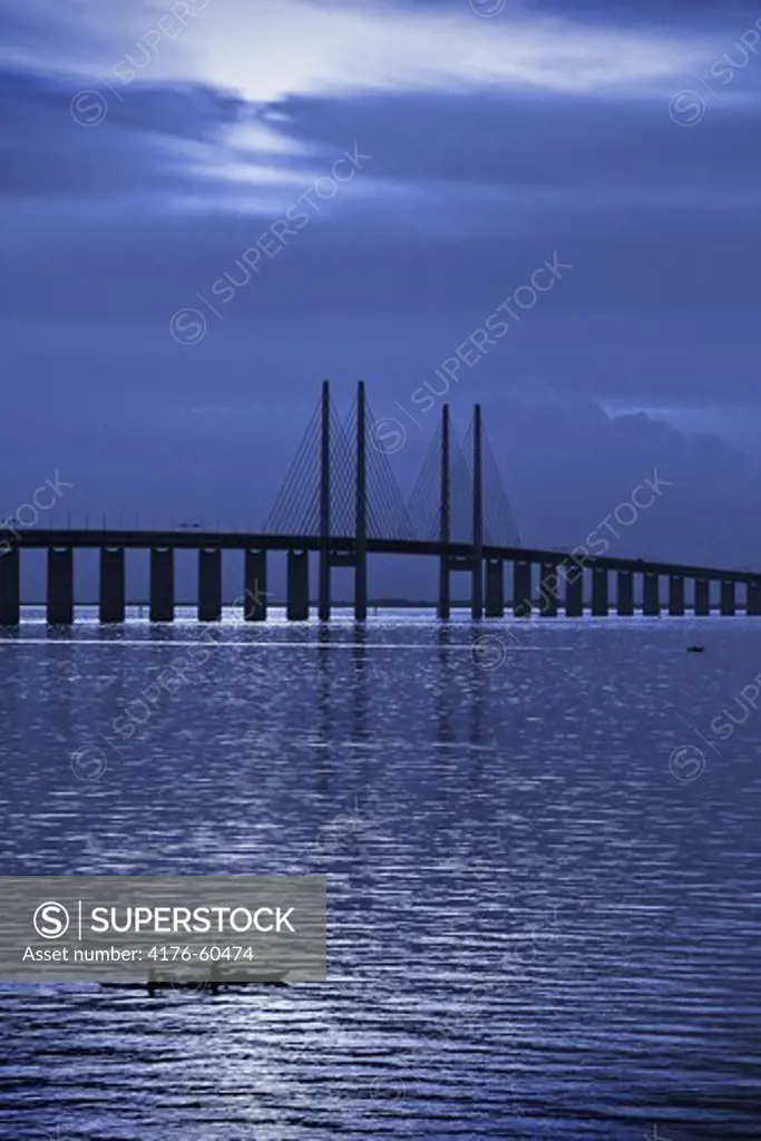 The Oresund bridge, Malmo, Sweden