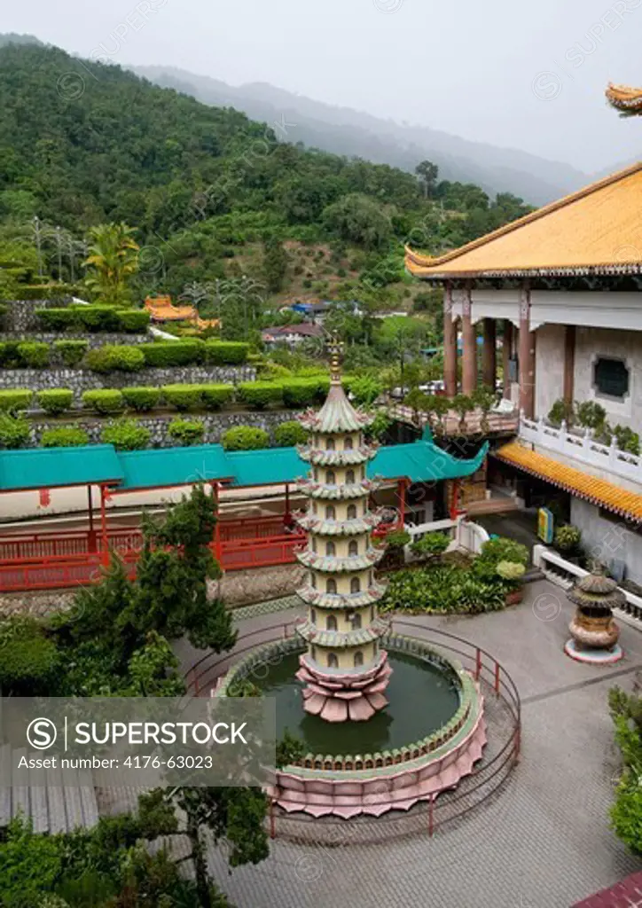 The Kek Lok Si temple in Penang, Malaysia